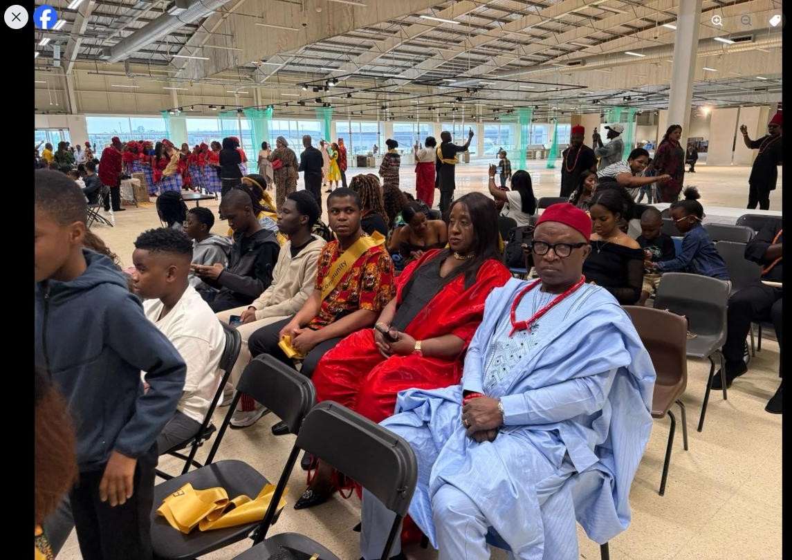 Community elders and youth at the New Yam Festival